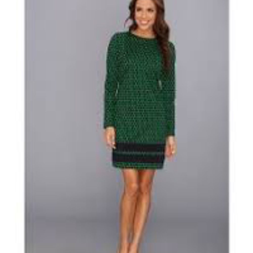 Michael Kors Green and Black Dress